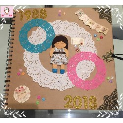 Álbum scrapbooking