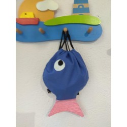 Mochila de peces.