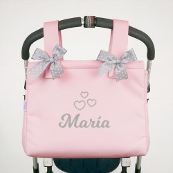 Bolso Panera Polipiel Special Lazos Delanteros Personalizado