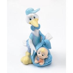 Figura Tarta Bautizo Cigüeña
