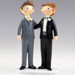 Figuras para tartas boda gay