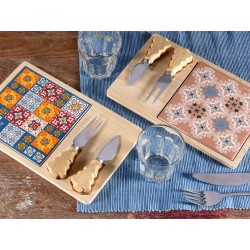 Juego de cuchillos y tabla